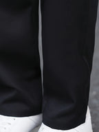 Men's white pleated trousers for layering through autumn and winter