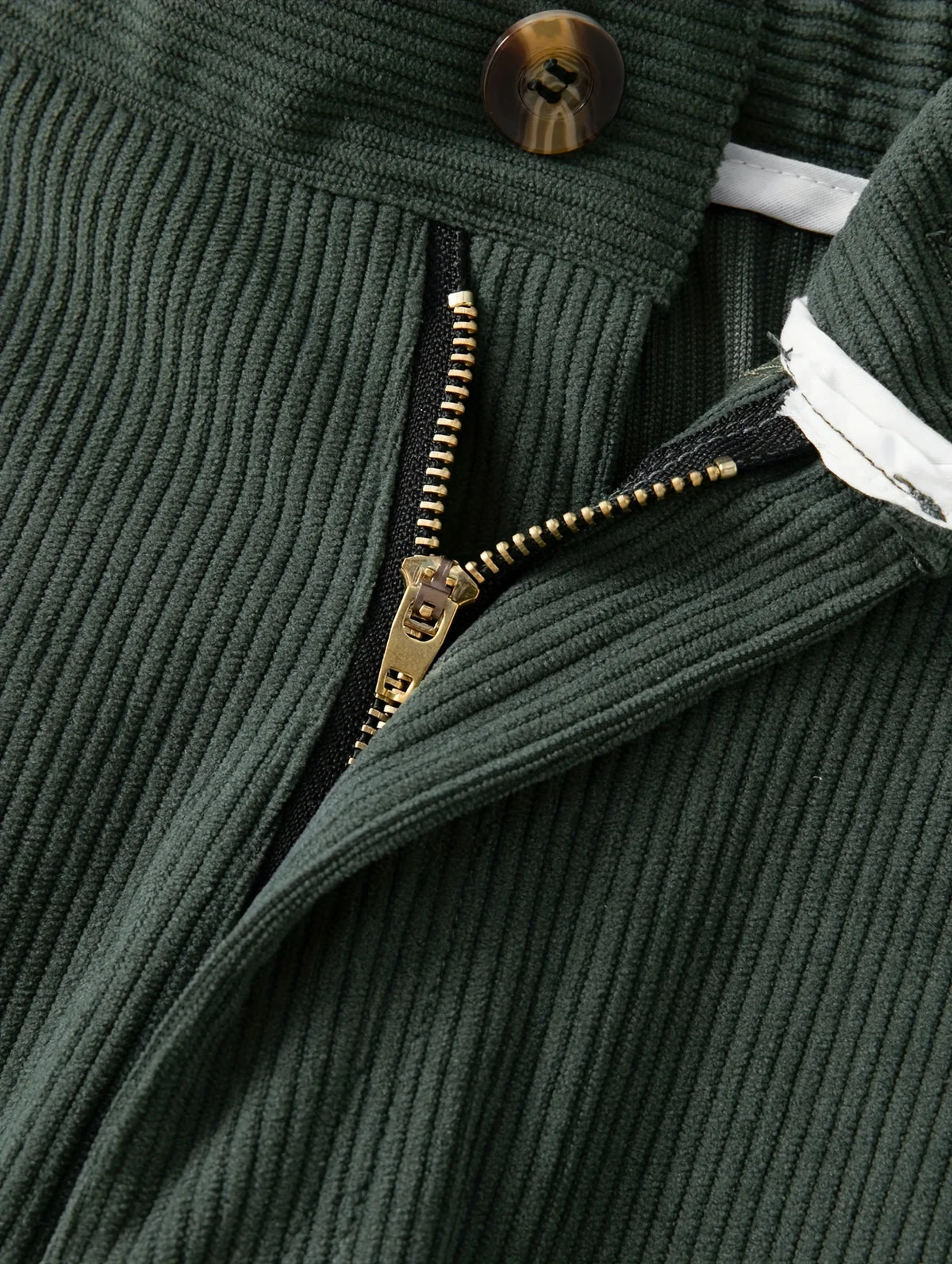 Men's coffee brown two-tone utility cargo trousers in autumn and winter