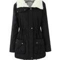 Men's black cosy longline winter parka for everyday cold-weather wear