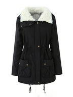 Men's black cosy longline winter parka for everyday cold-weather wear