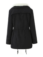 Men's black cosy longline winter parka for everyday cold-weather wear