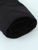 Men's black cosy longline winter parka for everyday cold-weather wear