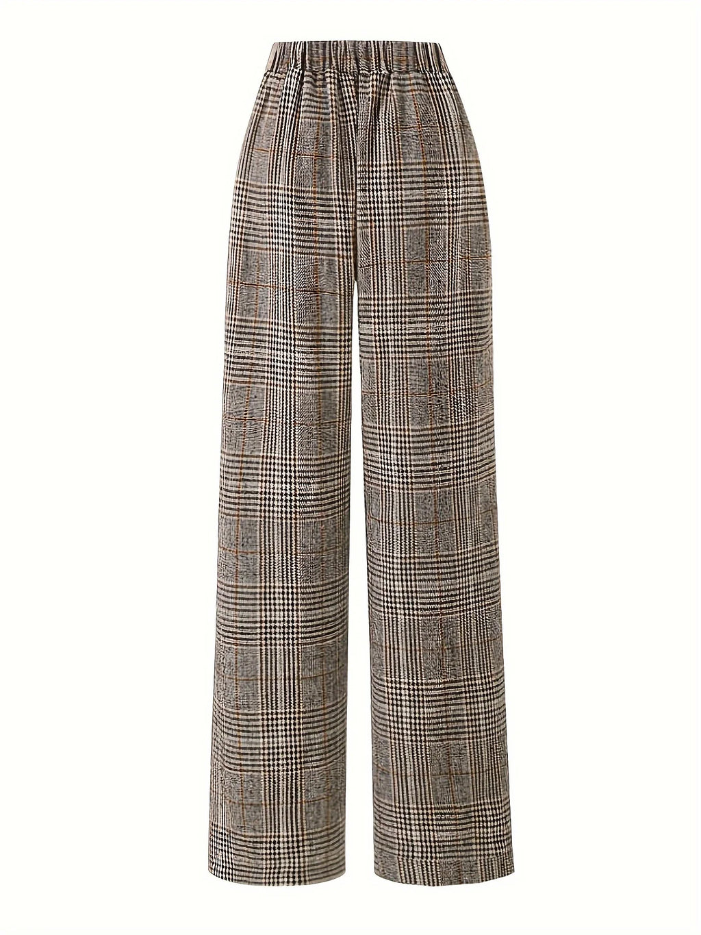Women's burgundy tailored wide-leg trousers