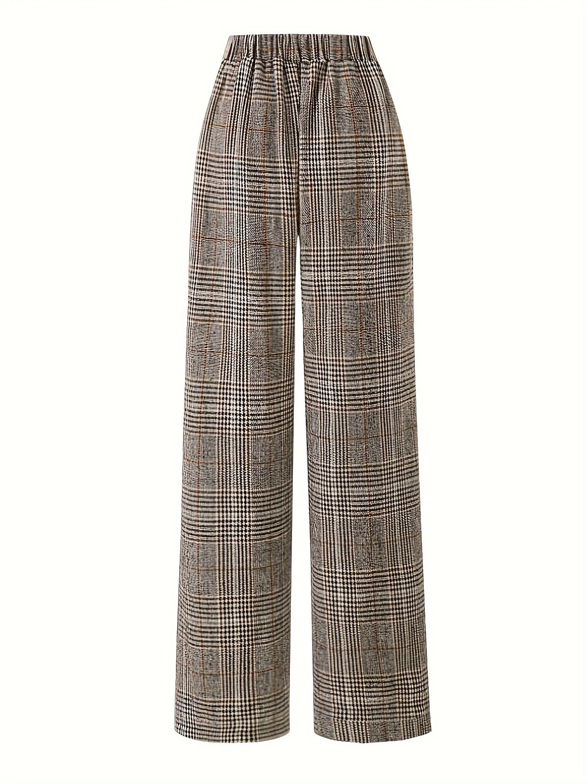 Women's burgundy tailored wide-leg trousers
