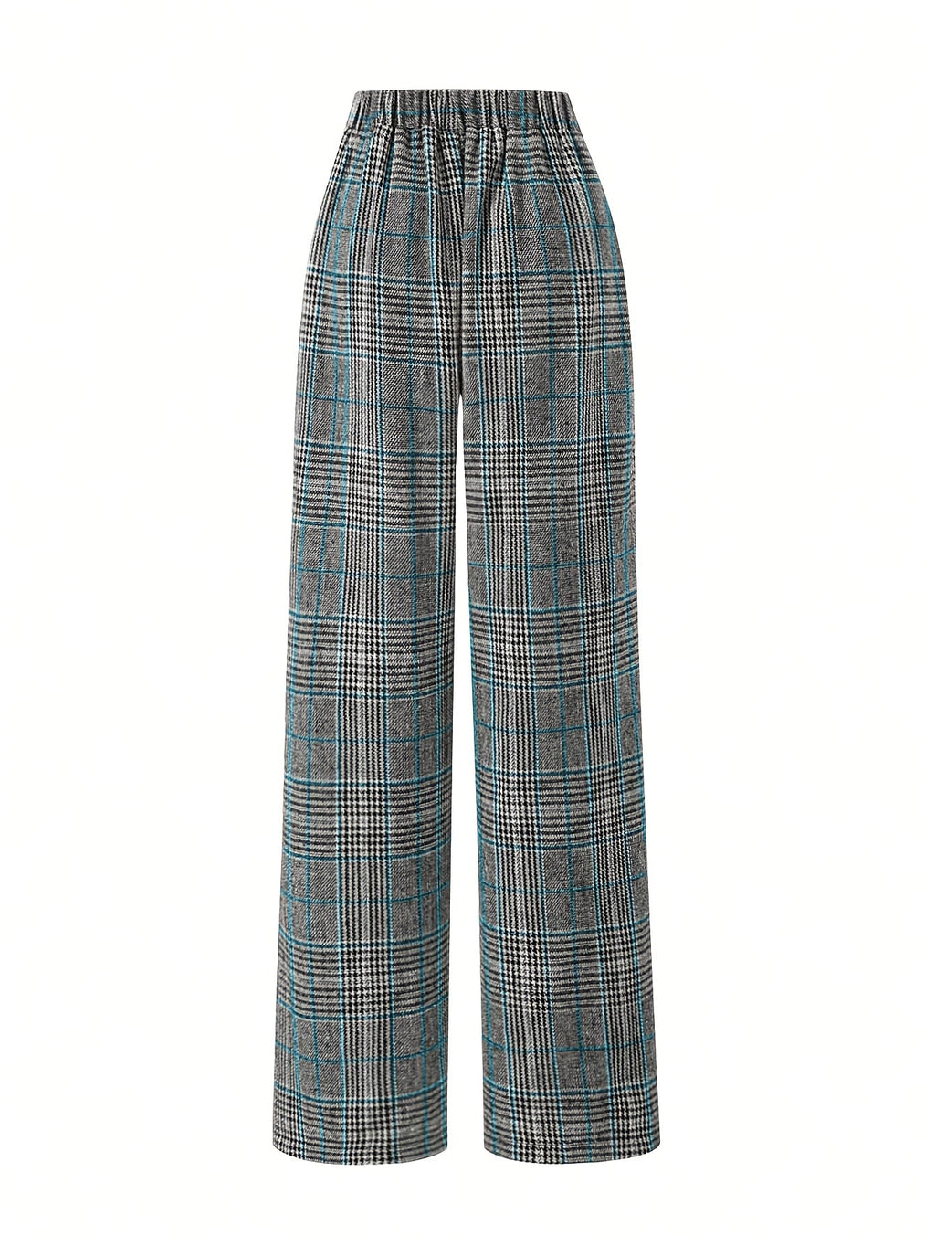 Women's burgundy tailored wide-leg trousers