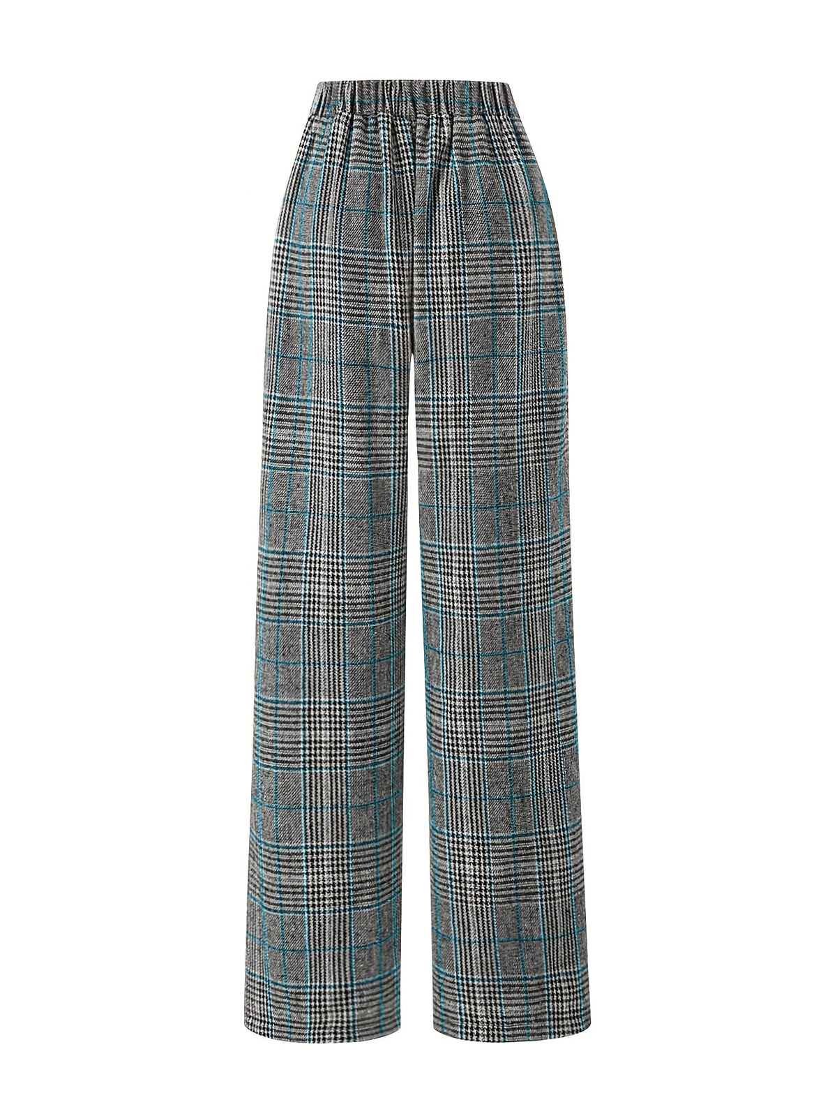 Women's burgundy tailored wide-leg trousers