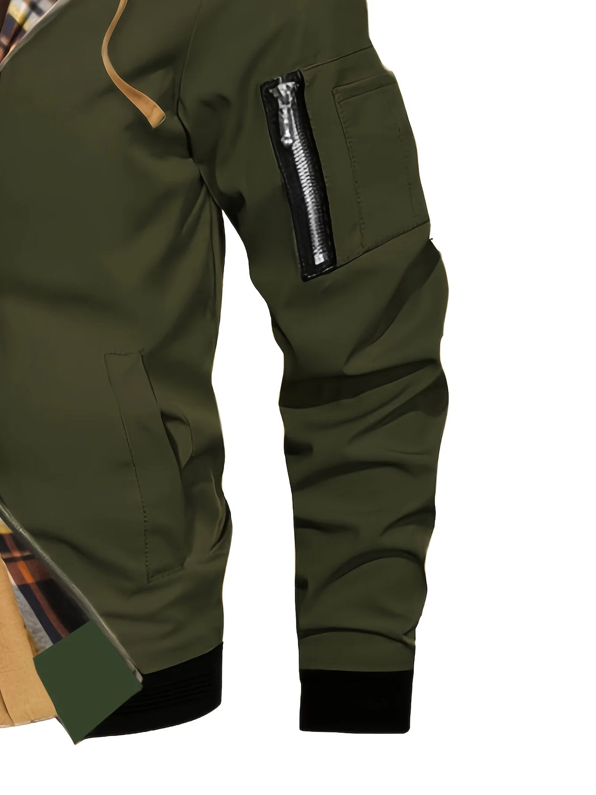 Men's burgundy hooded zip-up jacket for everyday autumn and winter wear