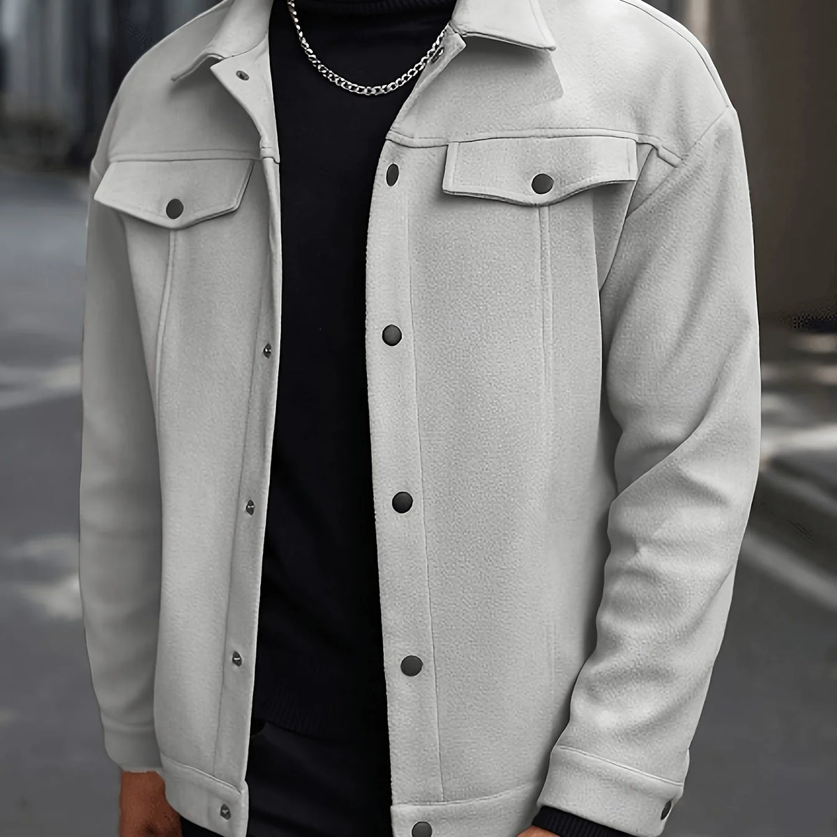 Men's apricot regular fit everyday jacket for autumn and winter wear