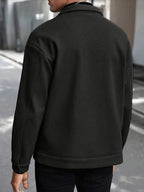 Men's burgundy regular fit everyday jacket for autumn and winter wear