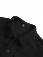 Men's grey regular fit everyday jacket for autumn and winter wear