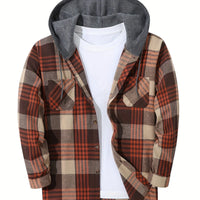 Men's Hooded Shirt for the Colder Winter Months