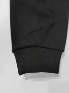 Men's dark grey rugged quarter-zip hoodie