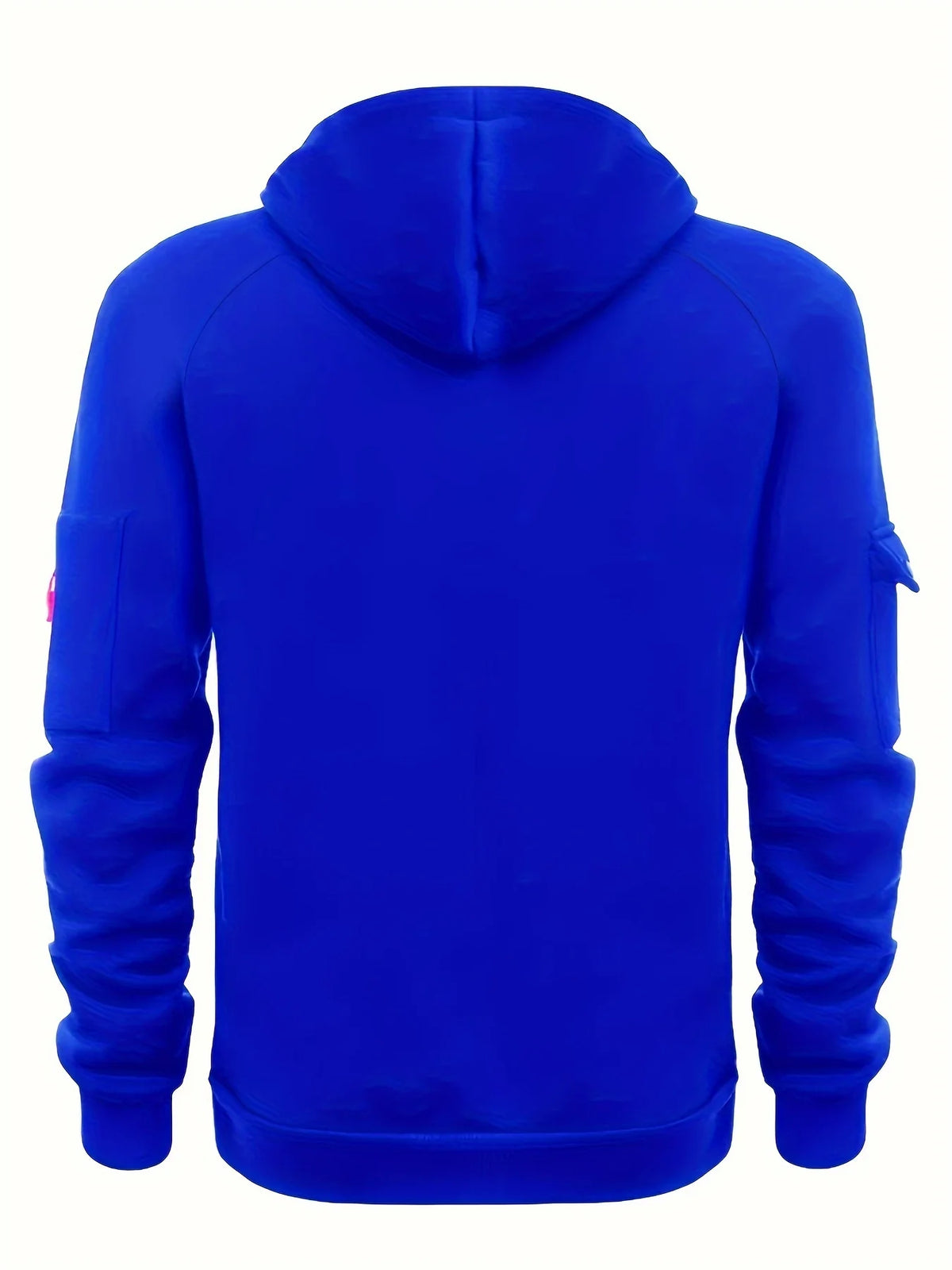 Men's black rugged quarter-zip hoodie