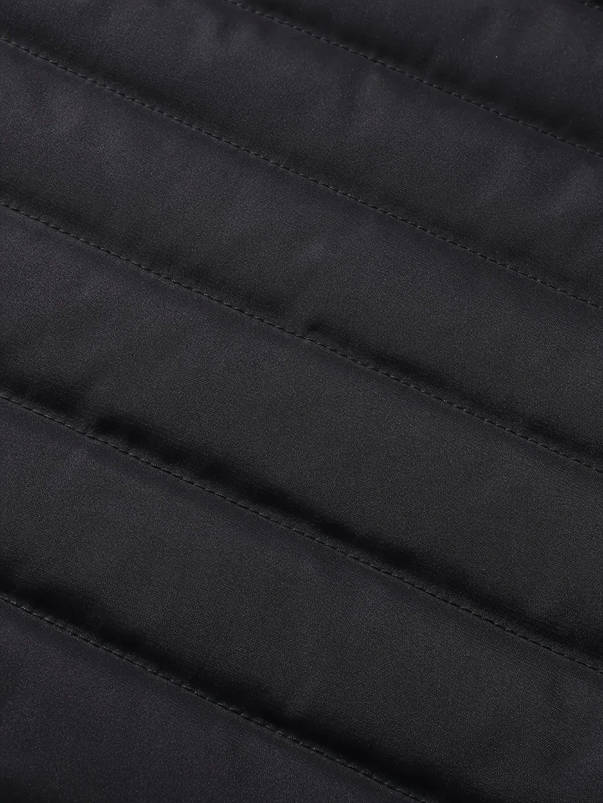 Men's grey hooded insulated coat for the colder autumn and winter months