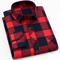 Men's Classic Checked Shirt for the Winter Season