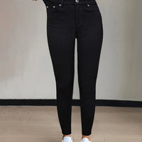 Women's High-Waisted Skinny Jeans for Winter Wear