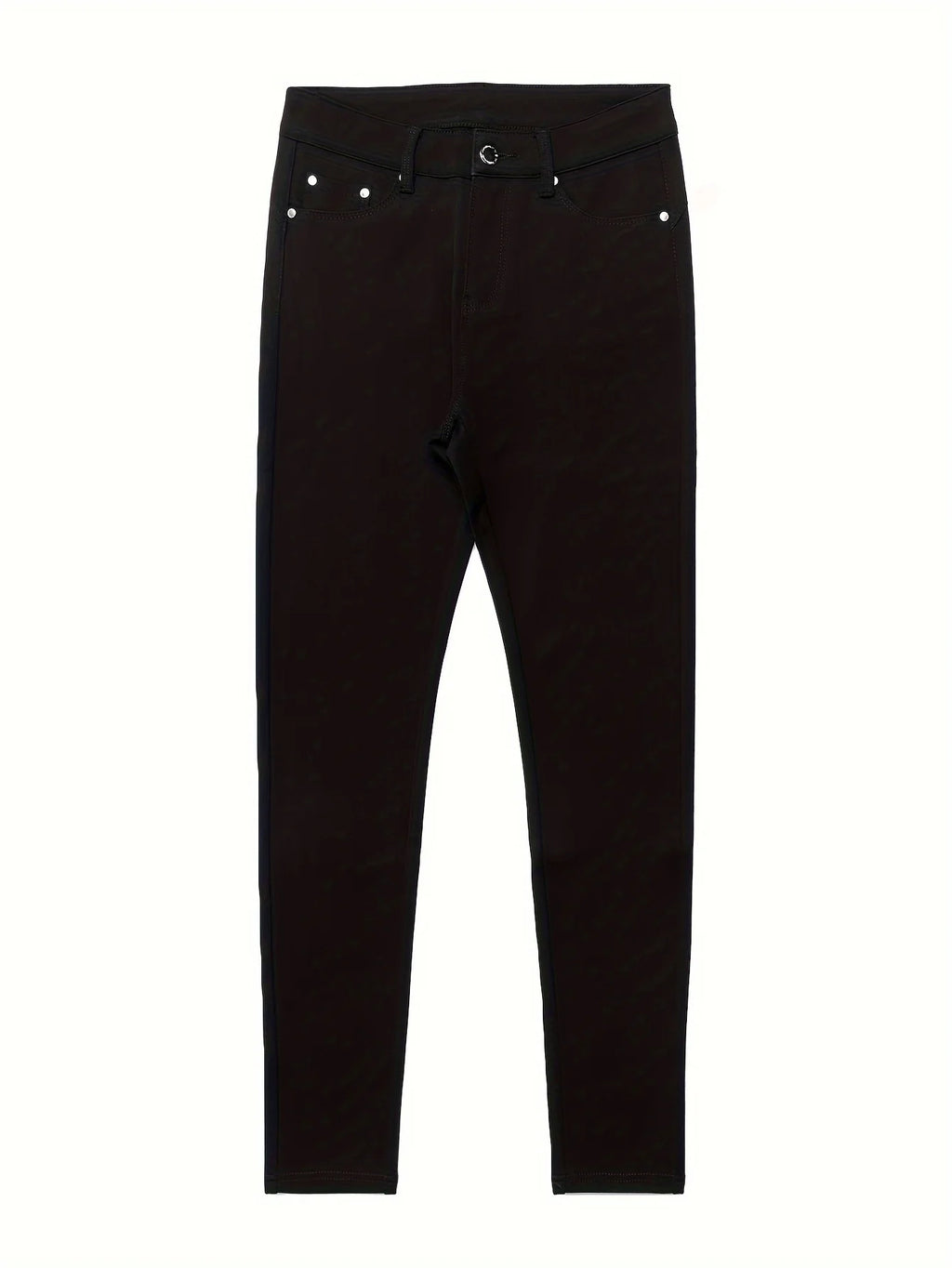 Women's blue high-waisted skinny jeans
