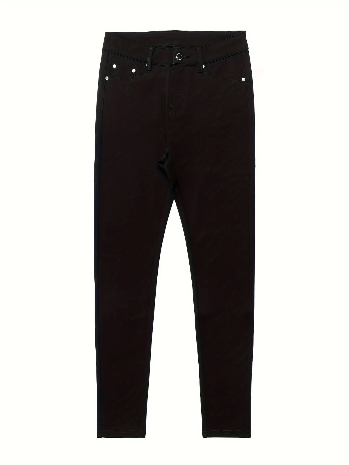 Women's blue high-waisted skinny jeans