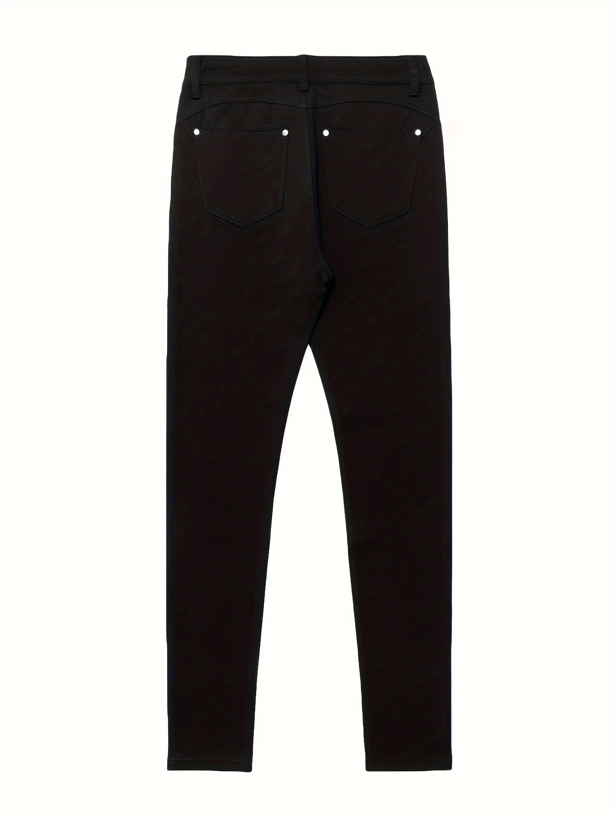 Women's apricot high-waisted skinny jeans
