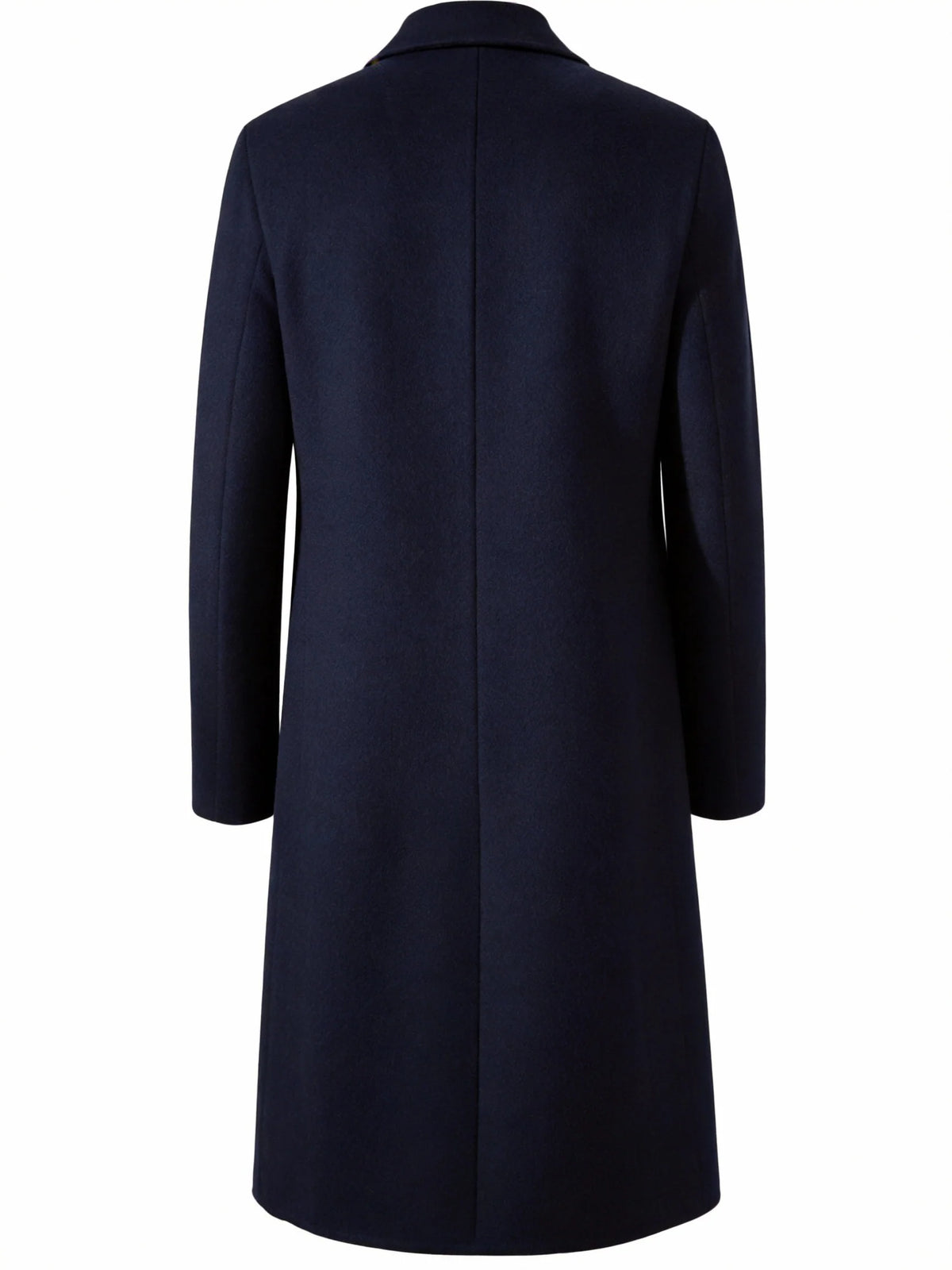 Men's navy tailored longline coat for the autumn and winter season