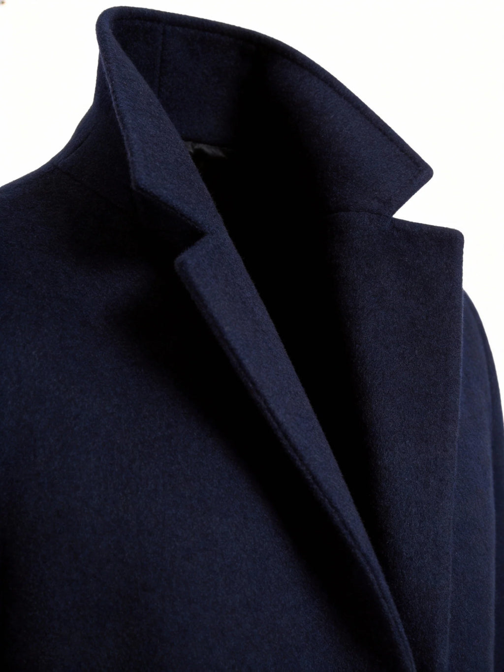 Men's navy tailored longline coat for the autumn and winter season