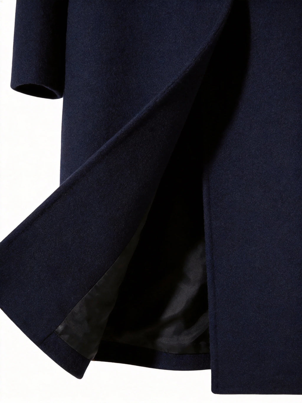 Men's navy tailored longline coat for the autumn and winter season