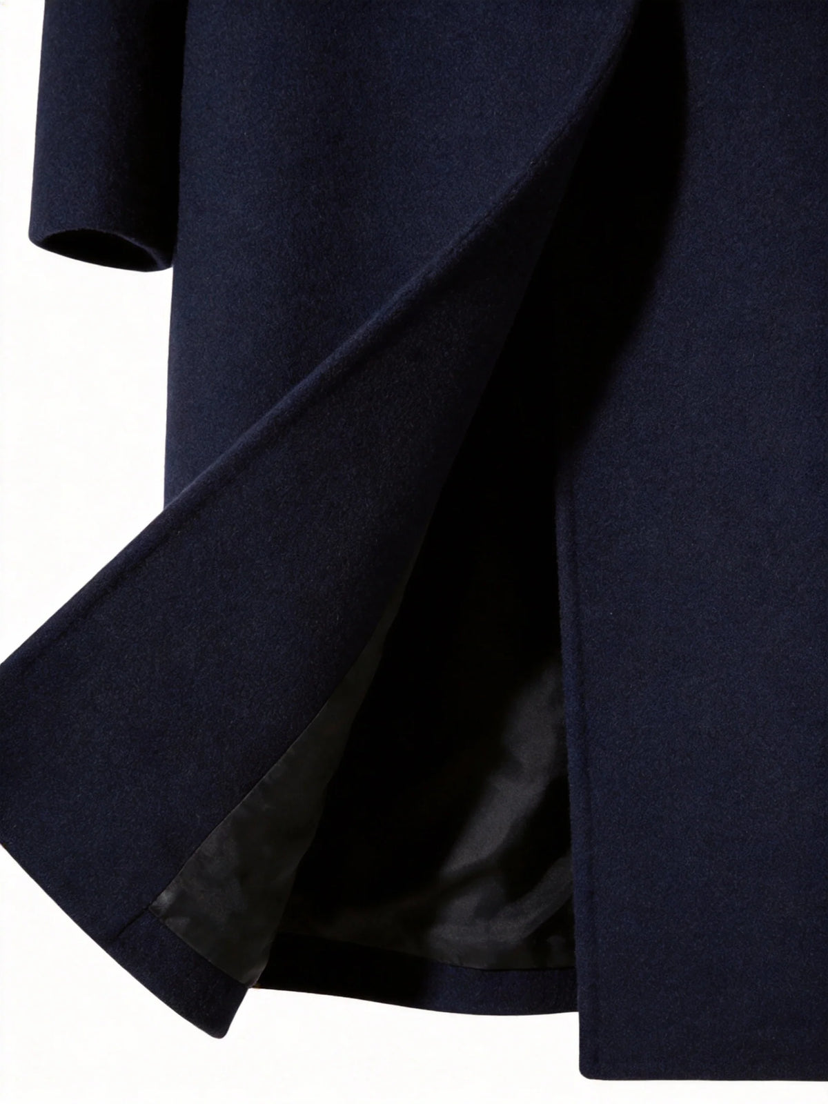 Men's navy tailored longline coat for the autumn and winter season