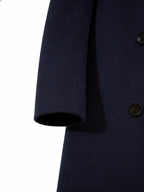 Men's navy tailored longline coat for the autumn and winter season