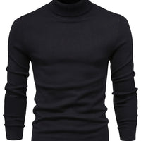 Men's Mock-Neck Top for Layering Through Winter
