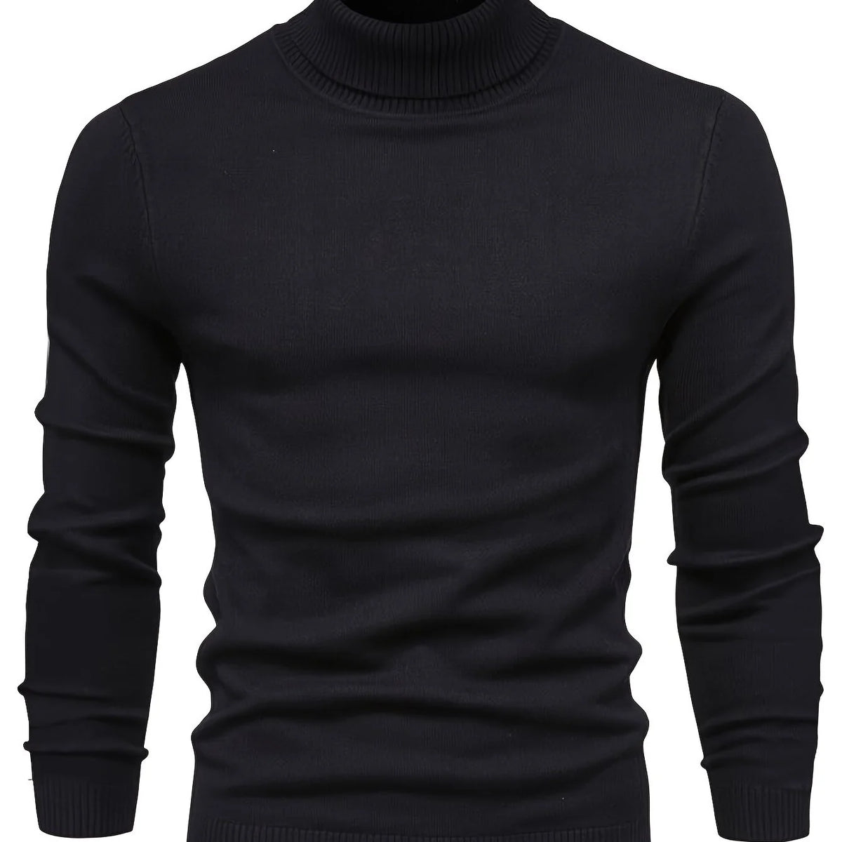 Men's burgundy mock-neck top