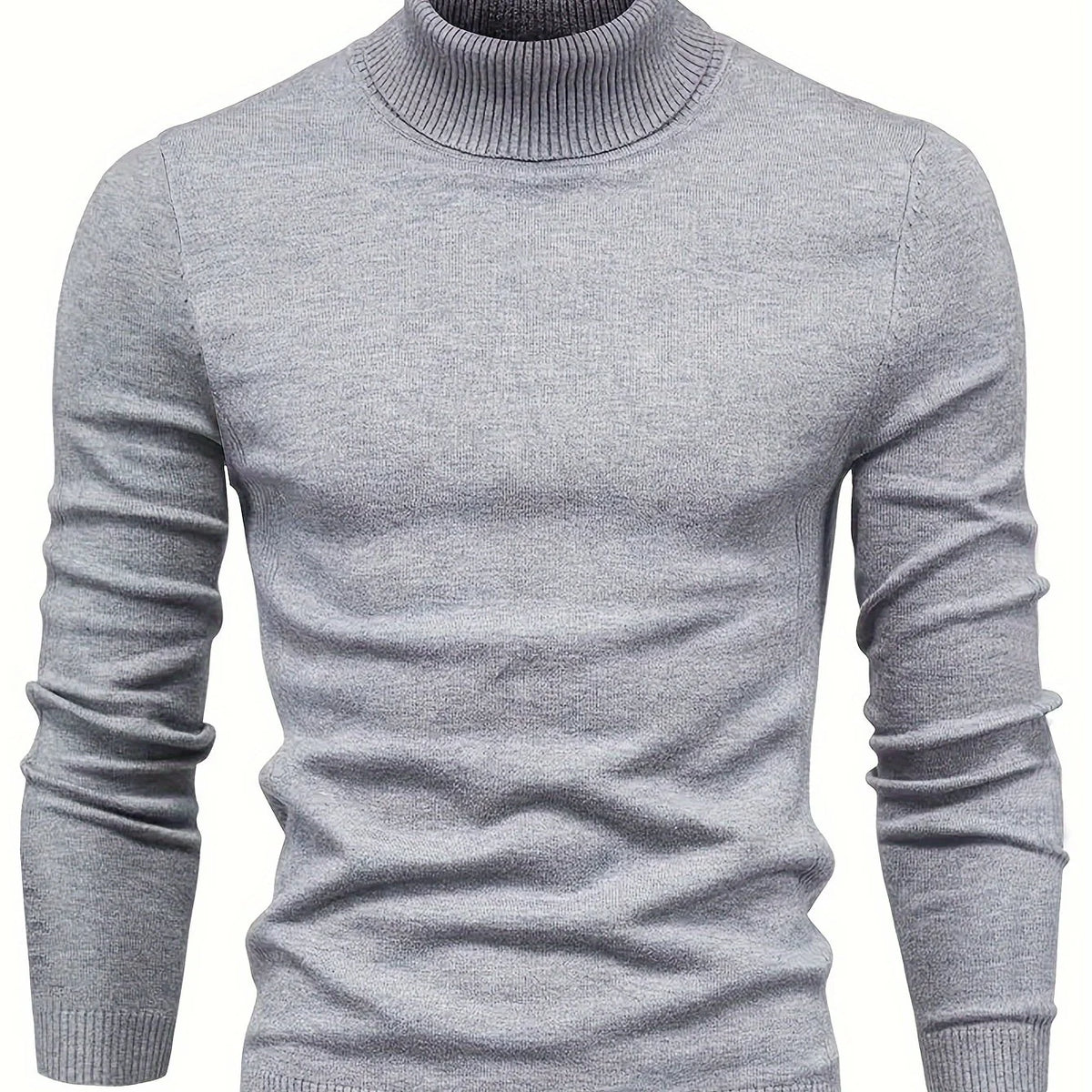 Men's navy mock-neck top