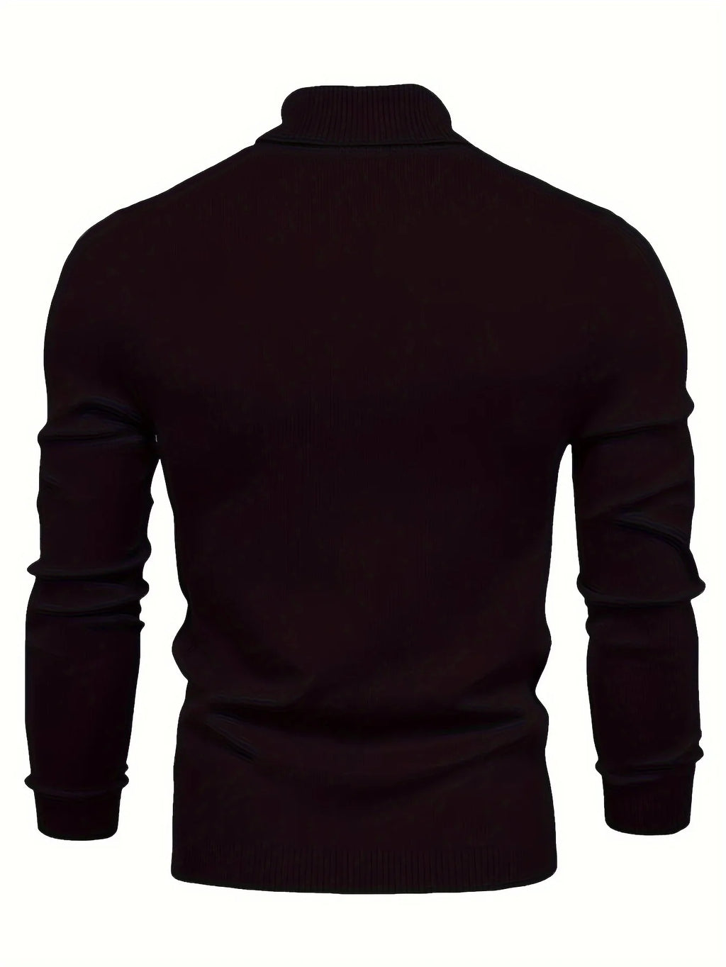 Men's khaki mock-neck top