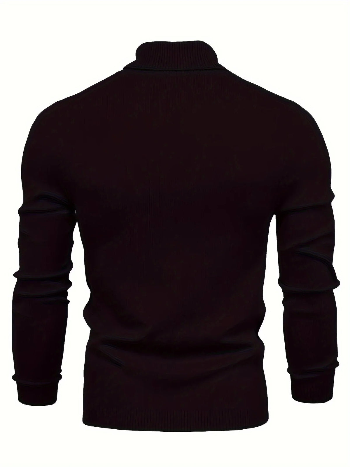 Men's khaki mock-neck top