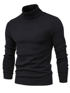 Men's grey mock-neck top