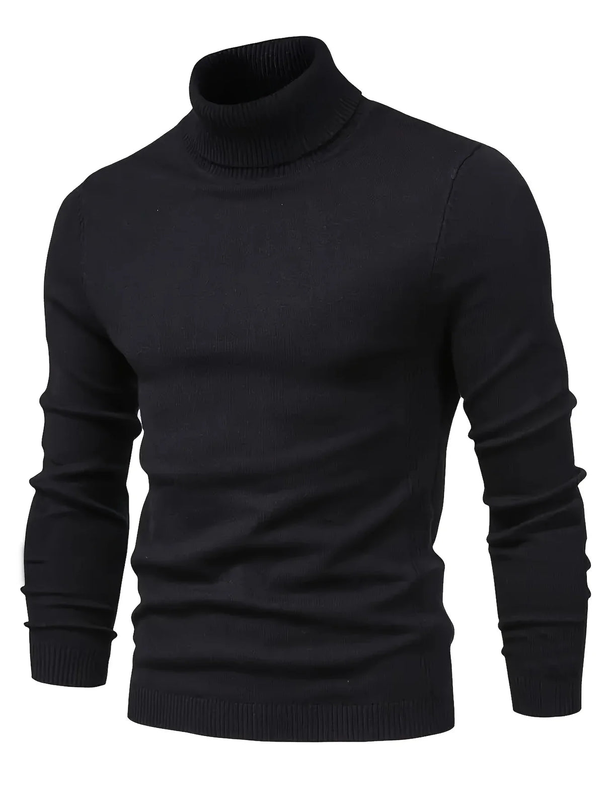 Men's grey mock-neck top