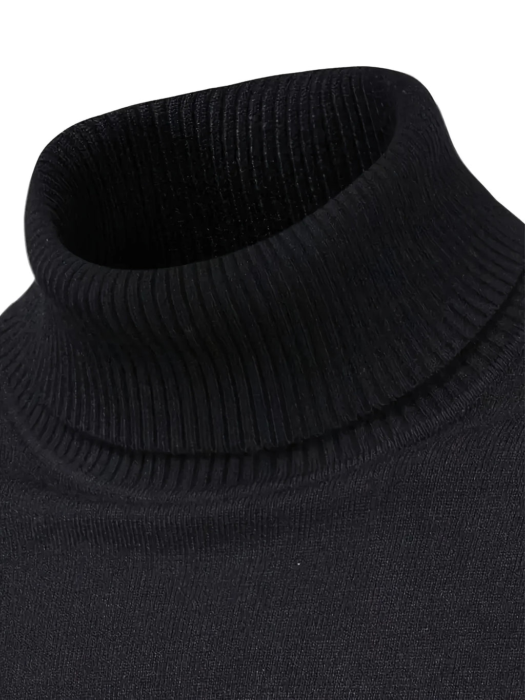 Men's white mock-neck top