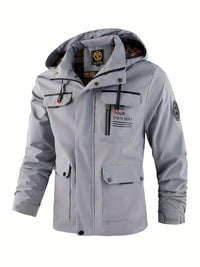 Men's Flared Hooded Jacket for Everyday Winter Wear
