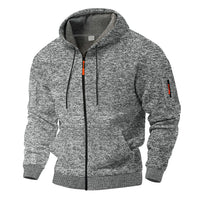 Men's Fleece-Lined Zip-Up Jacket for the Colder Winter Days
