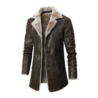Men's Heritage Fur-Lined Coat for Cold Winter Days