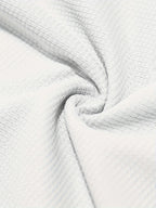 Men's white casual henley shirt for everyday autumn and winter wear