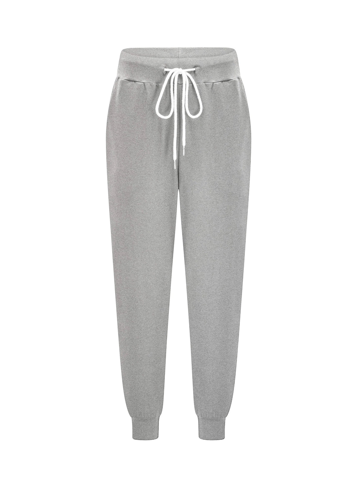 Women's ash relaxed tapered joggers for chilly autumn and winter days