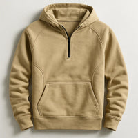 Men's Midweight Cotton Hooded Sweatshirt for Winter