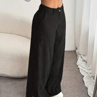 Women's Straight-Leg Tailored Trousers for Cold Weather Wear