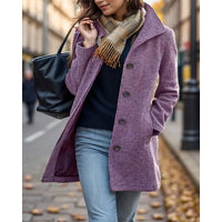 Women's Timeless Turndown Collar Coat for Winter