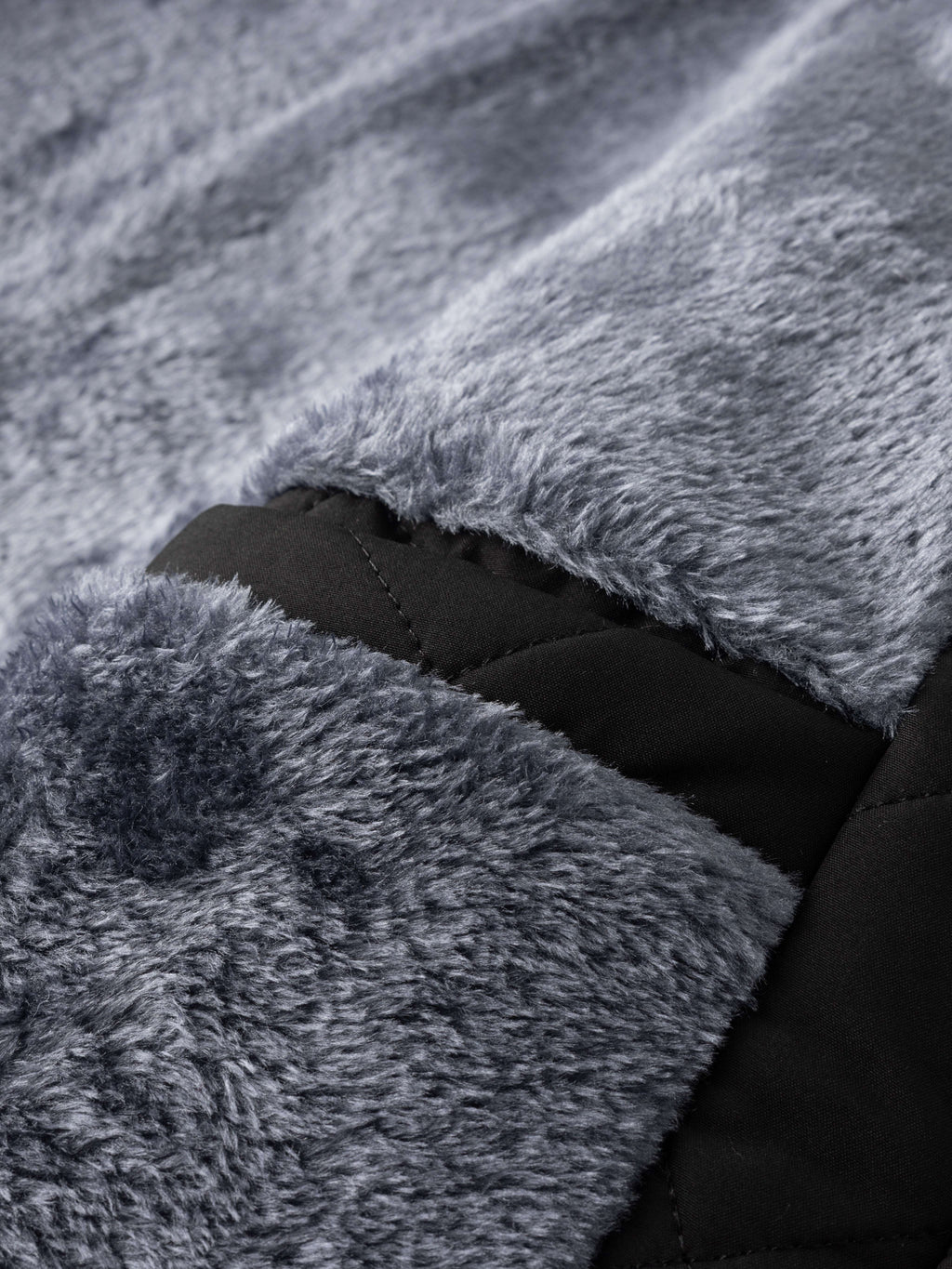 Men's grey quilted bomber jacket for the colder autumn and winter months
