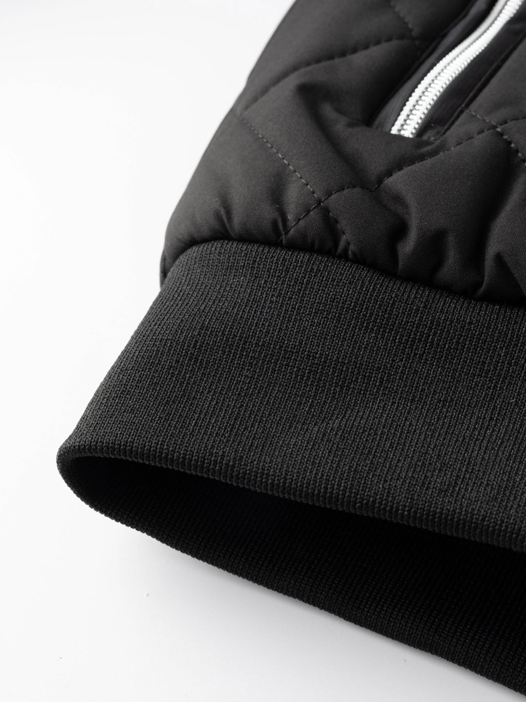 Men's blue quilted bomber jacket for the colder autumn and winter months