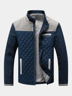 Men's grey structured everyday jacket for autumn and winter wear