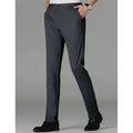 Men's black tailored comfort trousers for autumn and winter layering