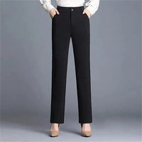 Women's Tailored Straight-Leg Trousers for Winter