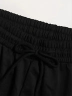 Men's black relaxed everyday joggers